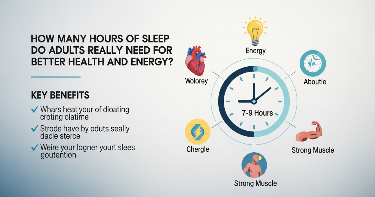 how many hours of sleep do adults really need for better health and energy